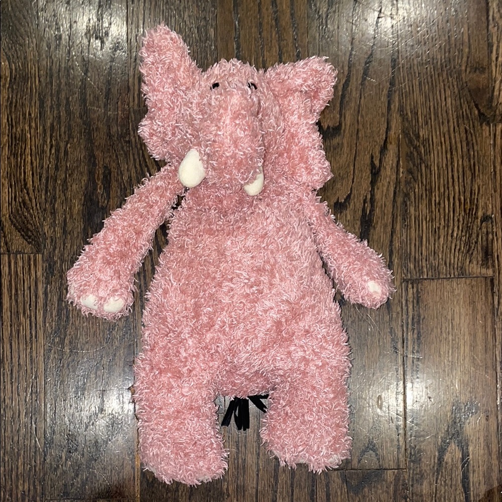 Jellycat VERY RARE Junglie Bunglie Rose Elephant 16” - Picture 2 of 6